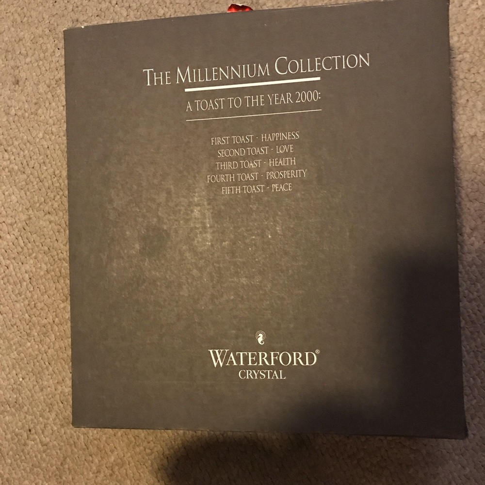 Waterford Crystal champagne flutes (2)